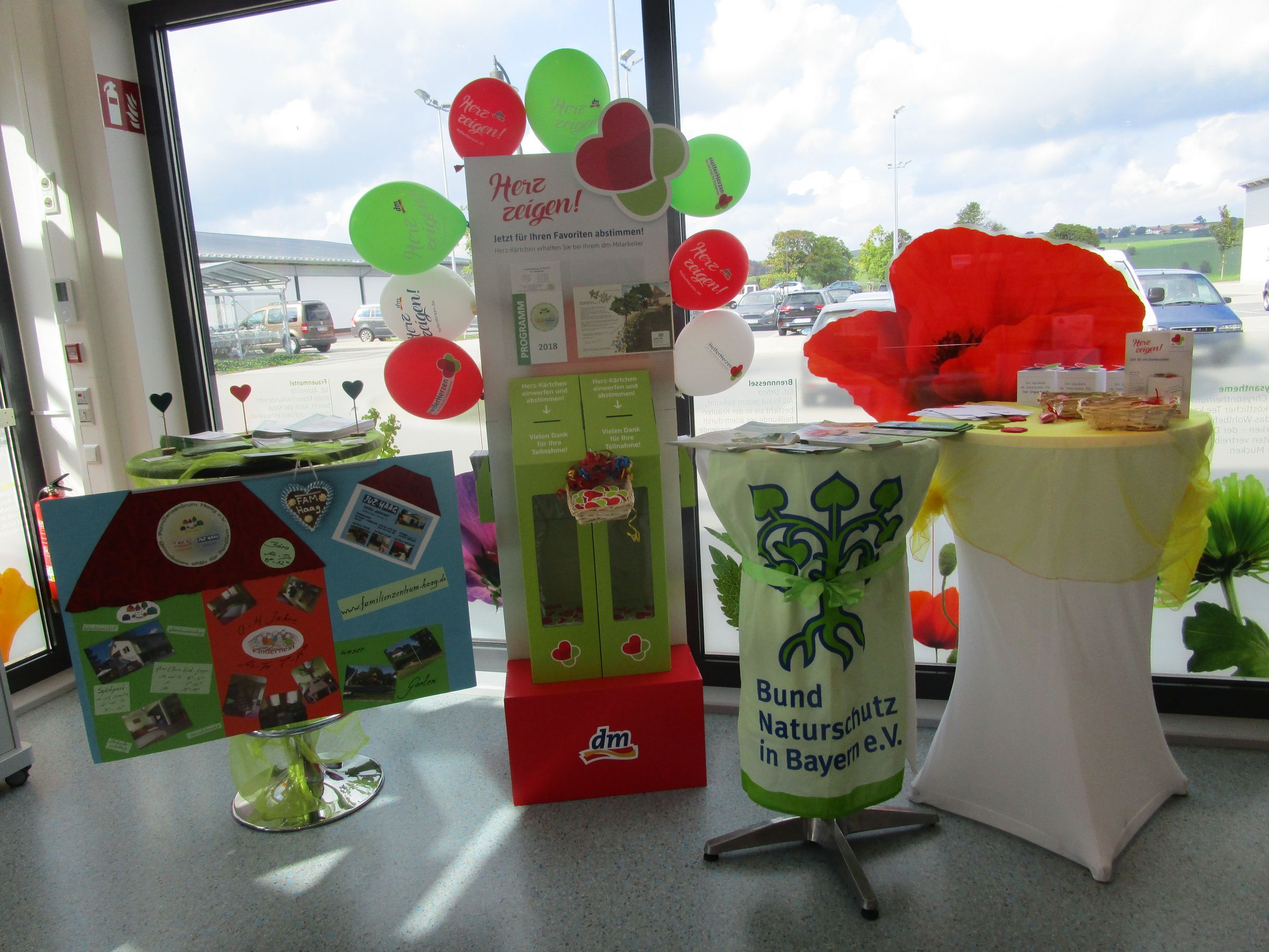 BN-Stand bei dm in Haag