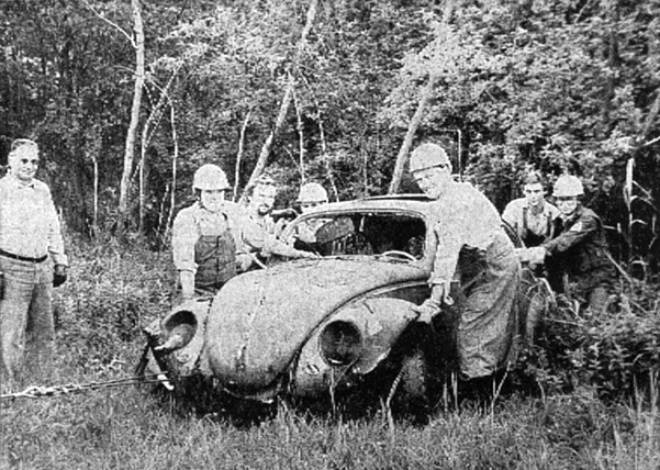 Toteiskesselräumung - überraschender Fund (Amtszeit Sepp Steinberger)