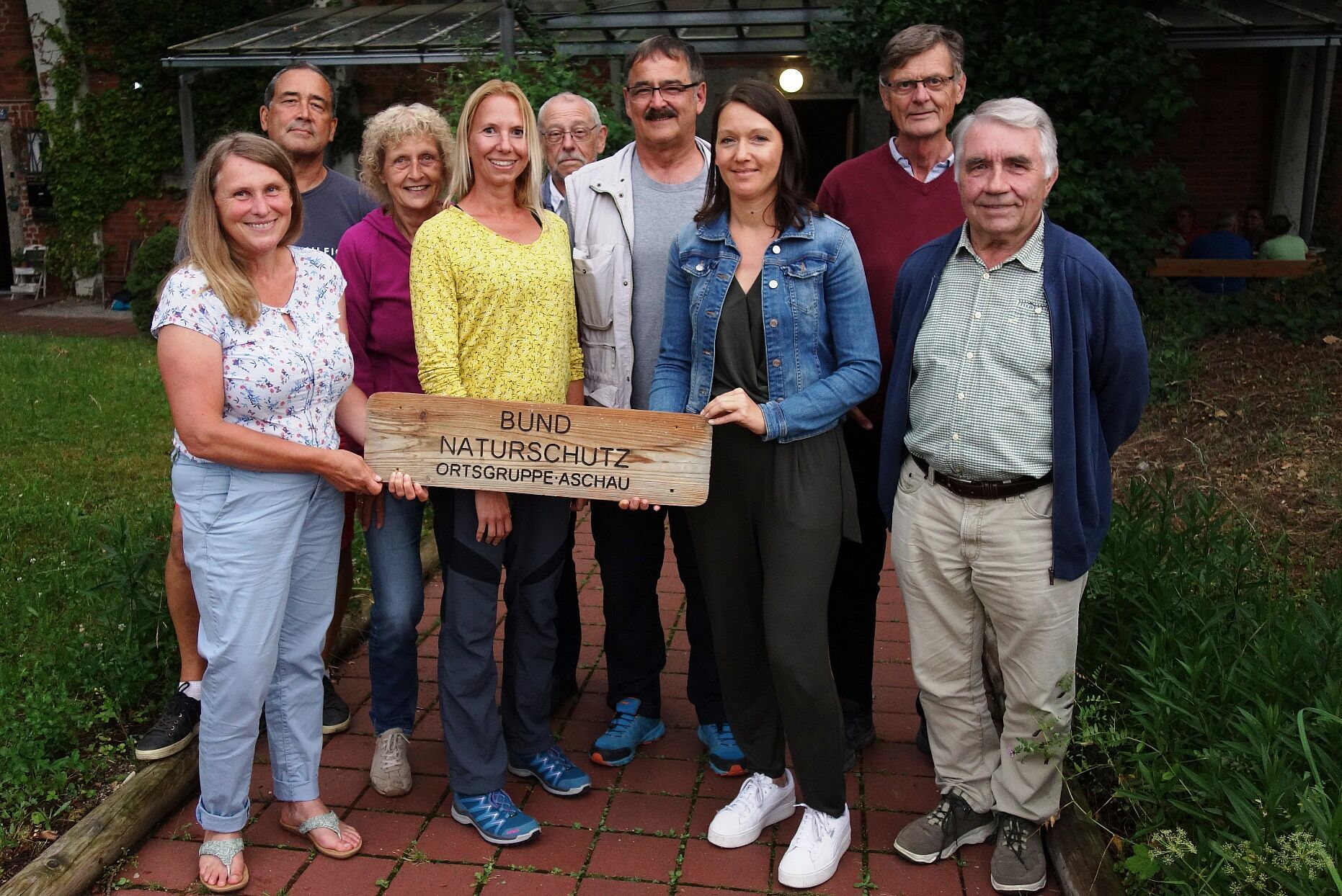 Der neue und alte Vorstand der OG Aschau Der neue und alte Vorstand der OG Aschau