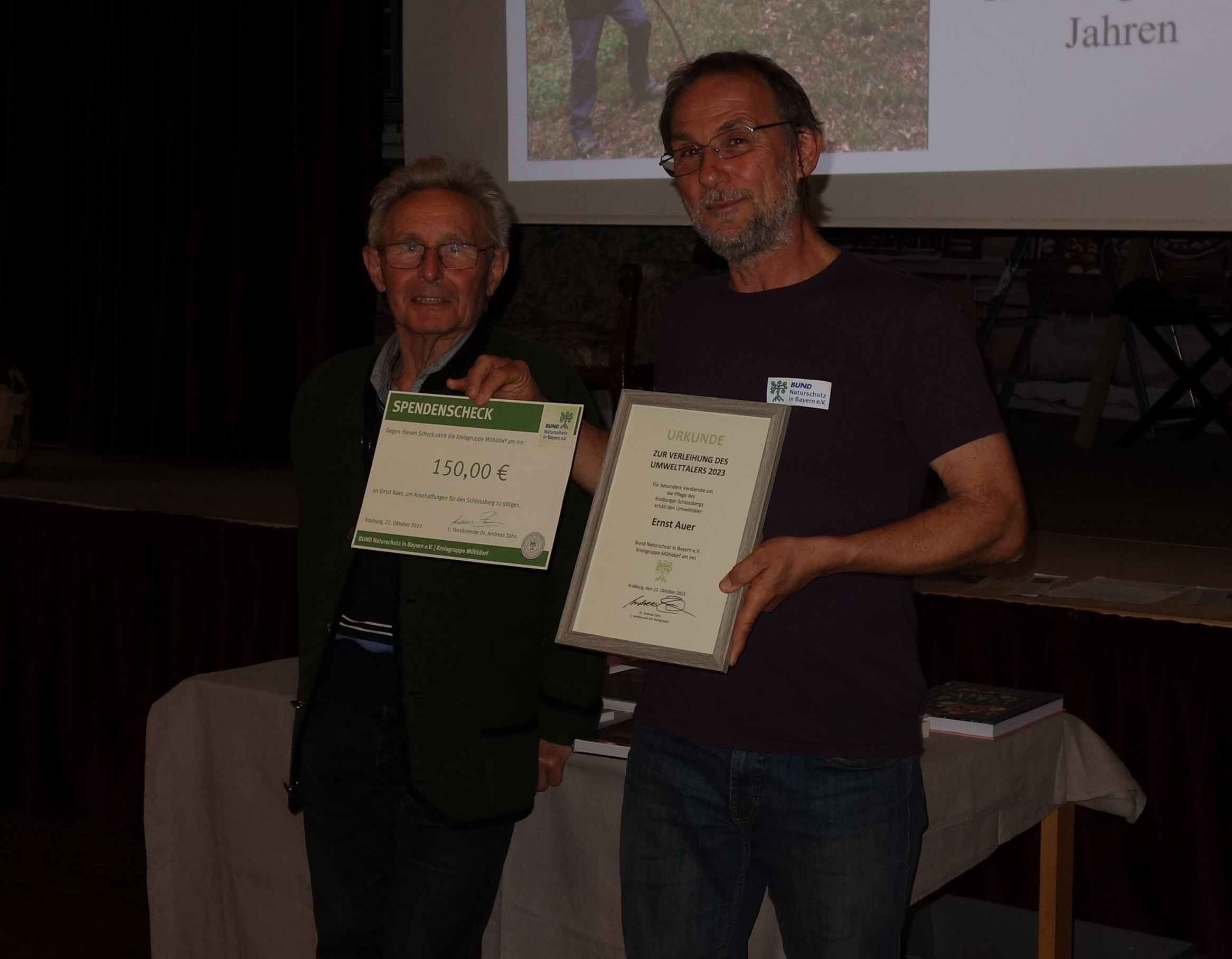 Ernst Auer und Dr. Andreas Zahn Ernst Auer und Dr. Andreas Zahn